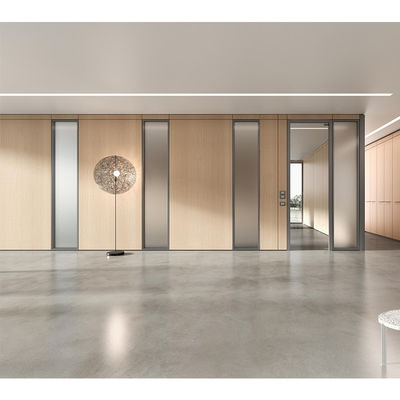 Bom preço. Modern Office Glass Partition Wall with Frosted Glass Acid Etched Glass and 108mm Thickness on-line