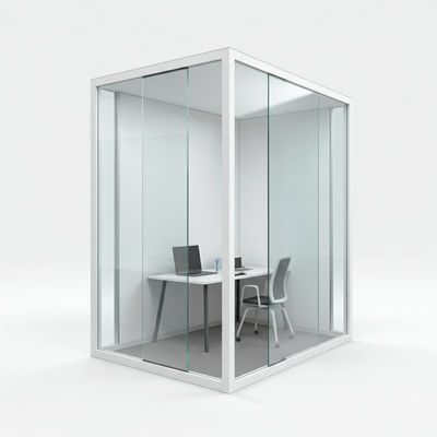 comprar Divisões de escritório de painel de vidro acústico personalizado para configurações de laboratório online manufacture