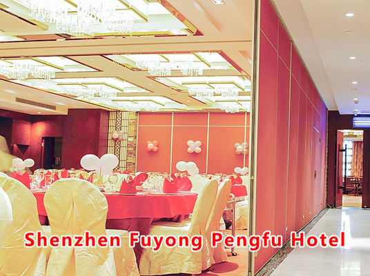 Bom preço. Office Building Movable Sliding Acoustic Wall Panels with 304 Stainless Steel Roller and Q235 Steel Frame for Up to 18M Height on-line