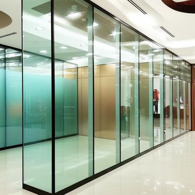 Bom preço. Demountable Glass Partition Wall with 30-42dB Sound Insulation for Shopping Mall Custom Design on-line
