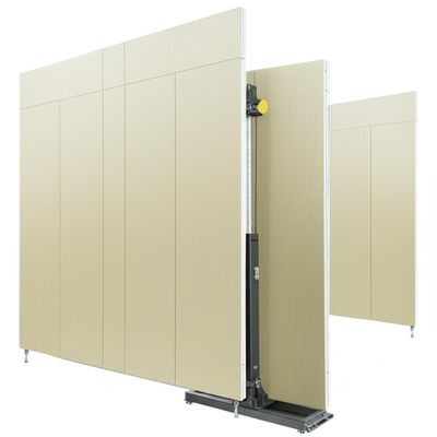 Bom preço. OEM ODM Sound Insulation Partition Wall with 800N Jack Lifting Mechanism and 40N/m Magnetic Attraction in Melamine Finish on-line