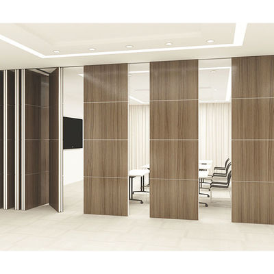 Personalização divisória móvel parede acabamento de madeira divisores de sala móvel