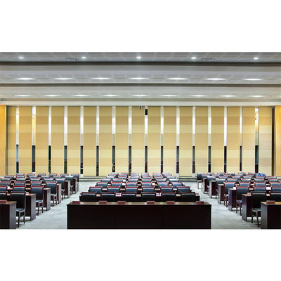 Salão de exposições Sistema de parede divisória acústica operável sem trilhos de piso