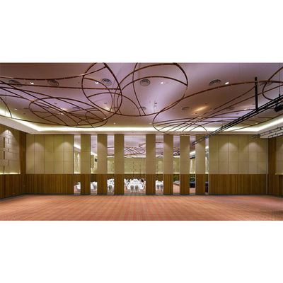 Parede divisória móvel operável espessura 105 cm Parede divisória de hotel para sala de banquetes