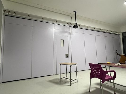 Paredes divisórias de escritório móveis, divisórias de painel operacionais MDF acabamento