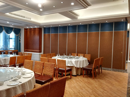 Operação suave Hotel Acoustic Sala dobrável Paredes divisórias Comercial