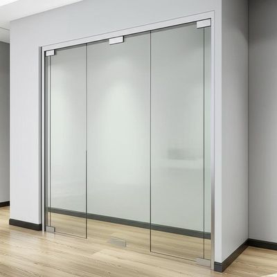 Bom preço. Single Glazed Aluminium Frame Glass Partition Wall with Sound Insulation 30-42dB and Top Supported Manually Operated Design on-line