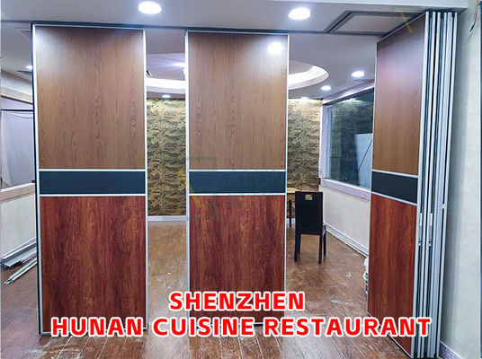 Bom preço. Restaurante de Cozinha Hunan de Shenzhen: Parede Divisória Móvel à Prova de Som com Classificação STC de 42-56dB e Espessura de 105CM para Alturas de até 18M on-line